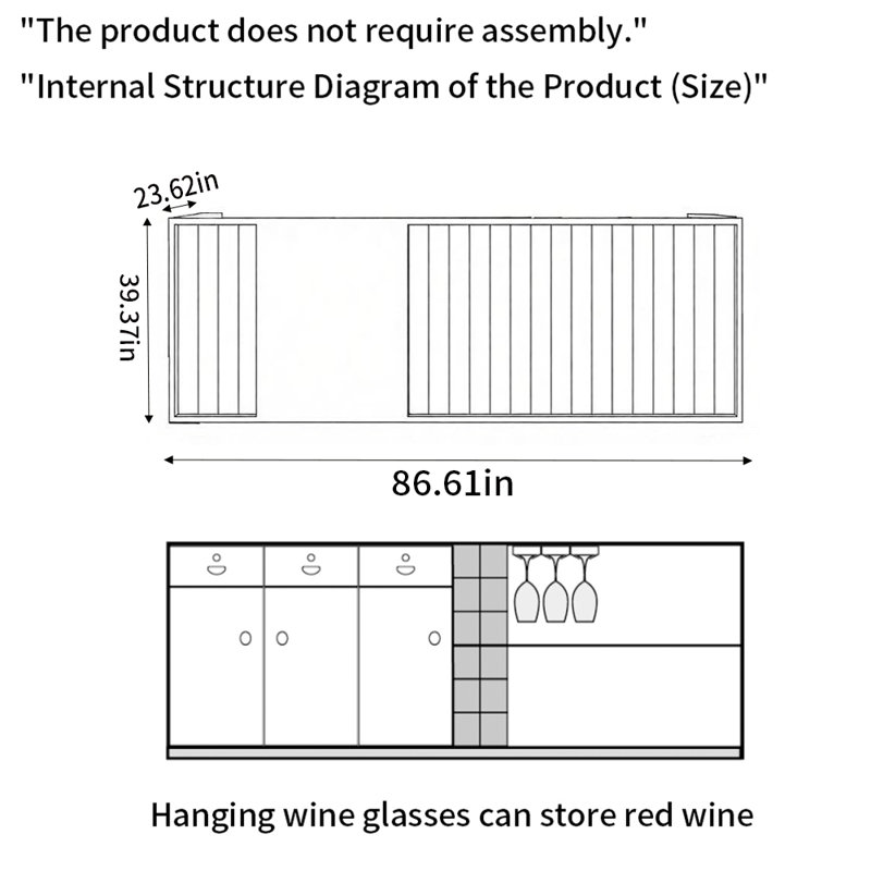 Comptoir de bar de style élégant - Multi-usage classique pour bars, bars, pubs et salles de divertissement, Noir