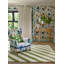 Hand Tufted Wool Striped Area Rug in Peridot/White-1047168264