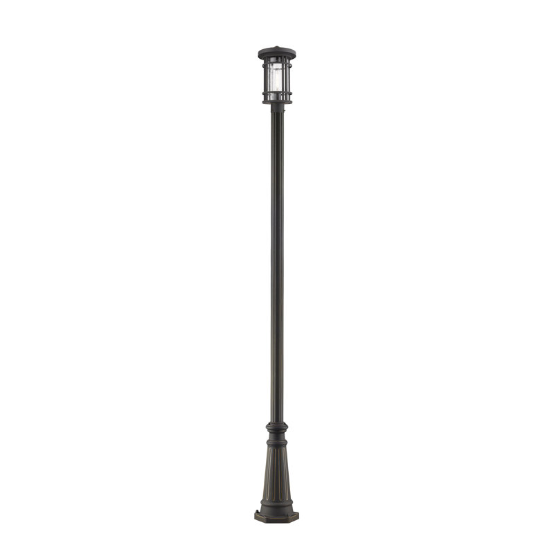 Lampadaire 111,5 "à 1 lumière Maag, Bronze huilé, H 99,5 po x l 14,25 po x P 14,5 po