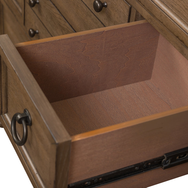 Aisja 12 Drawer Chesser, Brown