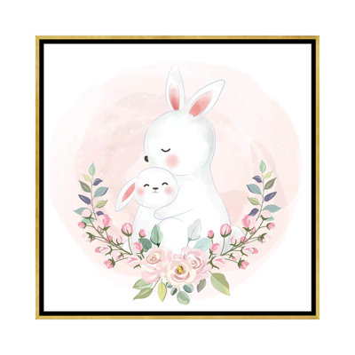 " Hares For The Nursery " by Mirano Painting Print