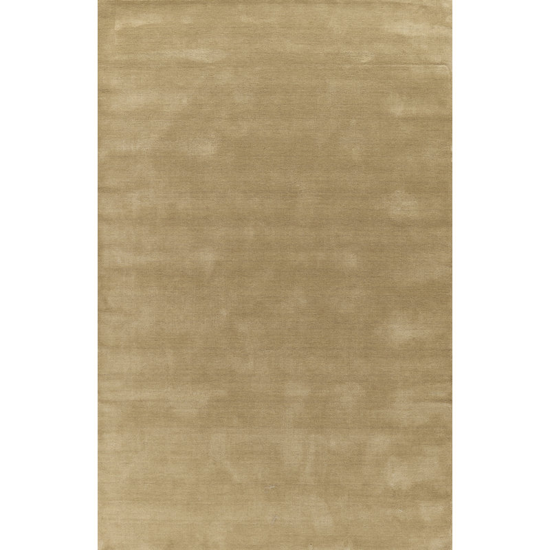 Tapis sable en mélange de laine tissé à la main Norna 5 pi x 8 pi, 5 pi x 8 pi
