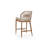 Giustino Aluminum Outdoor Stool with Cushion-1253870639