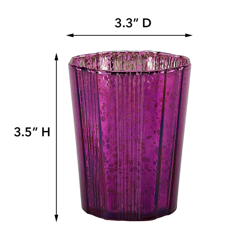Petit porte-votive en verre yorkshire