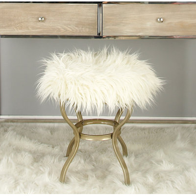 Quedgeley Iron Accent Stool