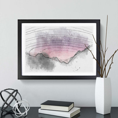 Pink Sky at Night - Framed Print