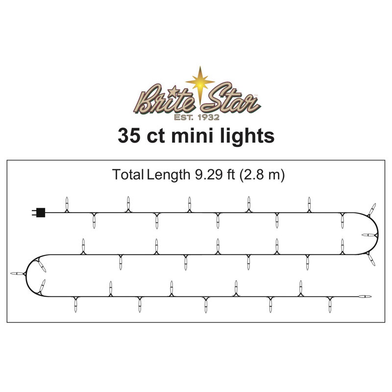Mini lumière scintillante 100 Lt, Clair, 35