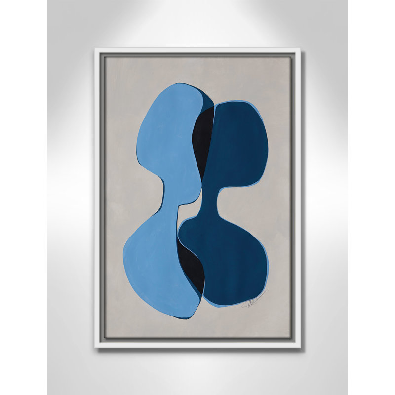 In Unity I by Filippo Ioco For Casa Fine Arts, White Framed, 19.5" H x 13.5" W x 2" D