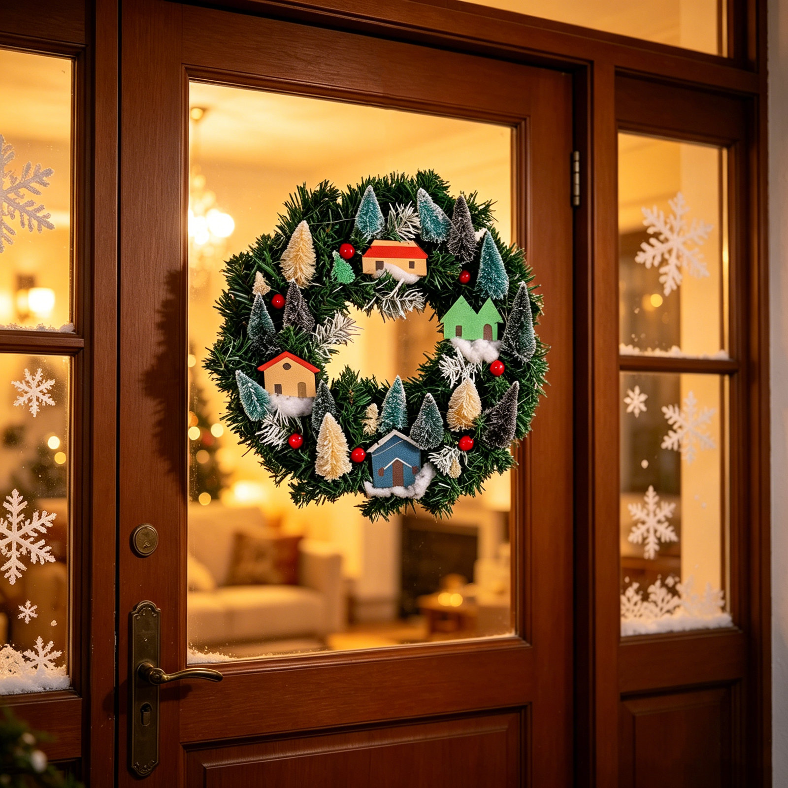Faux Plastic 13.78'' Wreath