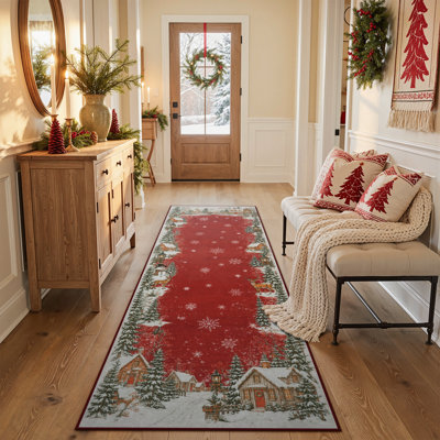 Tapis de Noël Snowy Village