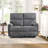 Nikula Latitude Run Nikula 52.76"Wide Upholsterd Manual Reclining Loveseat Sofa- 2-Seater, Comfortable & Space-Saving Design
