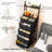 6 Drawer Dresser For Bedroom With Metal Mesh Shelf, Tall Dresser With Led Lights-1099893388