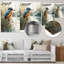 Jodiel - reproduction d'art moderne en métal, art mural oiseau en métal-1128030055
