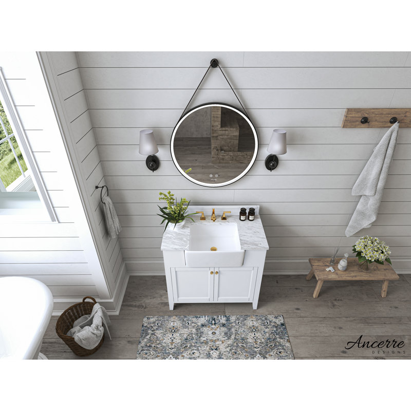 Adeline 36'' W Single Vanity, White