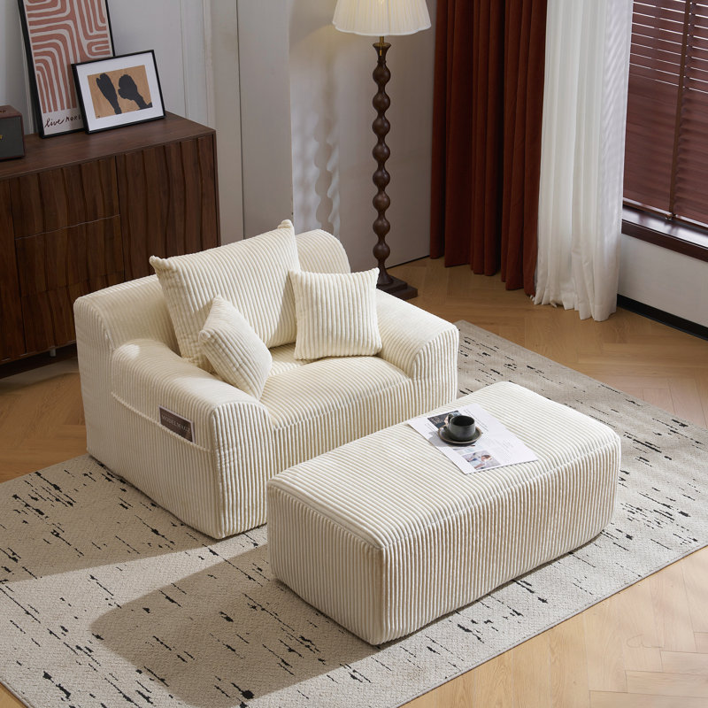 Méridienne de salon, Beige