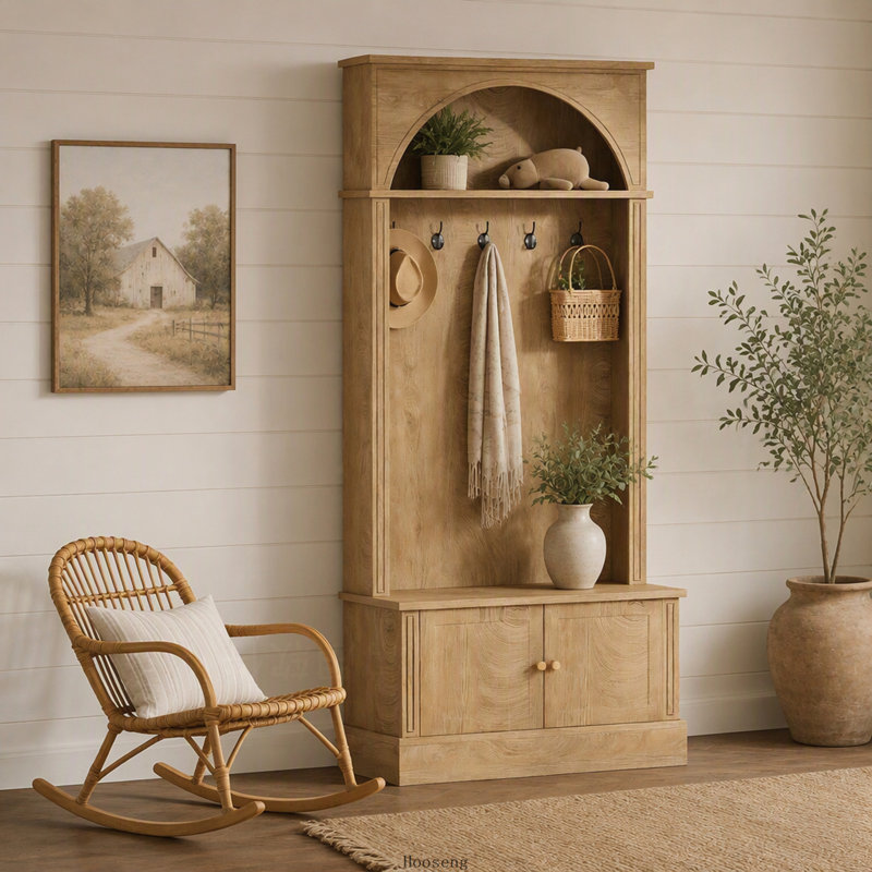Practical Freestanding Coat Rack and Hall Tree