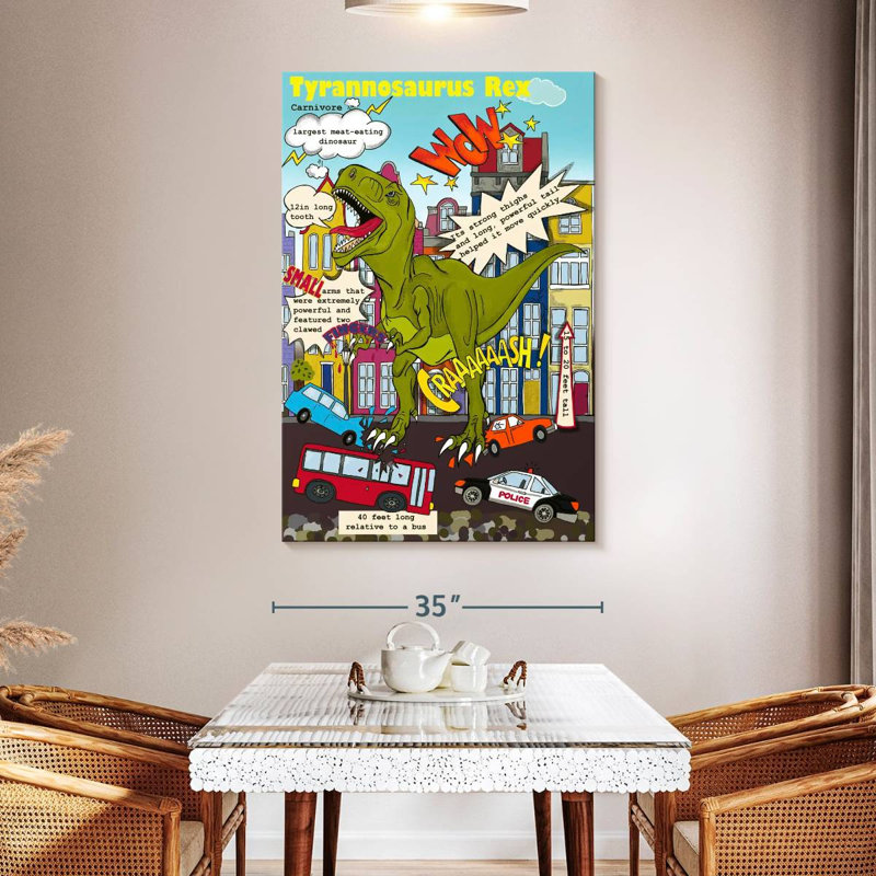 Brampt T-Rex, 24" H x 16" W