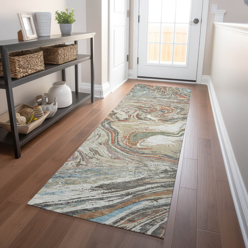  Machine Washable Indoor/Outdoor Chayden ACN1061 Rug, Runner 2'3" x 7'6"