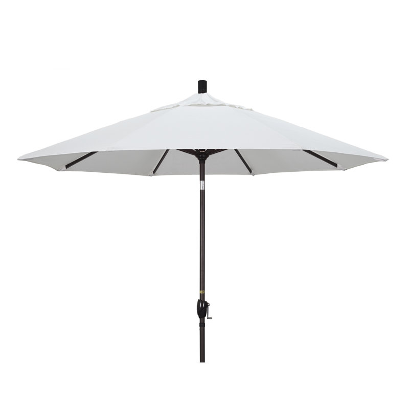 Parasol de marché 9 pi Ayomipo, Naturel - polyester, Brun