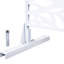 76" H48" W Metal Privacy Screen - Freestanding For Patio, Deck, Lawn World White Serene-125216594