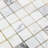 Calacatta 0.75" x 0.75" Marble Grid Mosaic Wall & Floor Tile