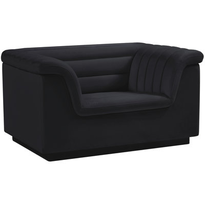 Hoshi 50 inches W Velvet Armchair