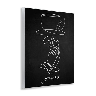 Coffee & Jesus Prayer Wall Plaque, design by Marcus Prime