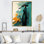 Portrait de femme haute couture I - mode femme, art sur toile