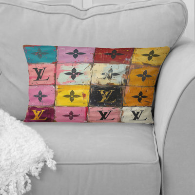 Designer Checkered Board Fashion III - Fashion Pillow