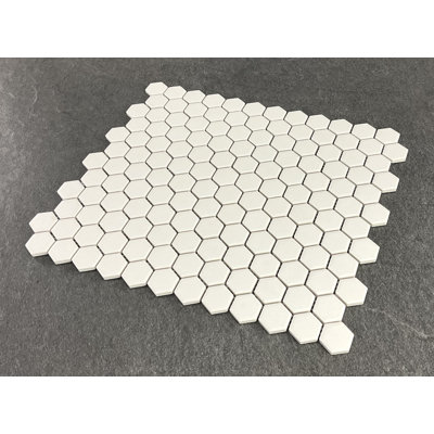 1" x 1" Unglazed Porcelain Honeycomb  Mosaic Wall & Floor Tile