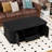 Coffee Table with Drawers and Storage Compartments-580327140
