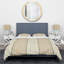 Motif rayé crème - ensemble de housse de couette abstrait - polyester microfibre-2071958186