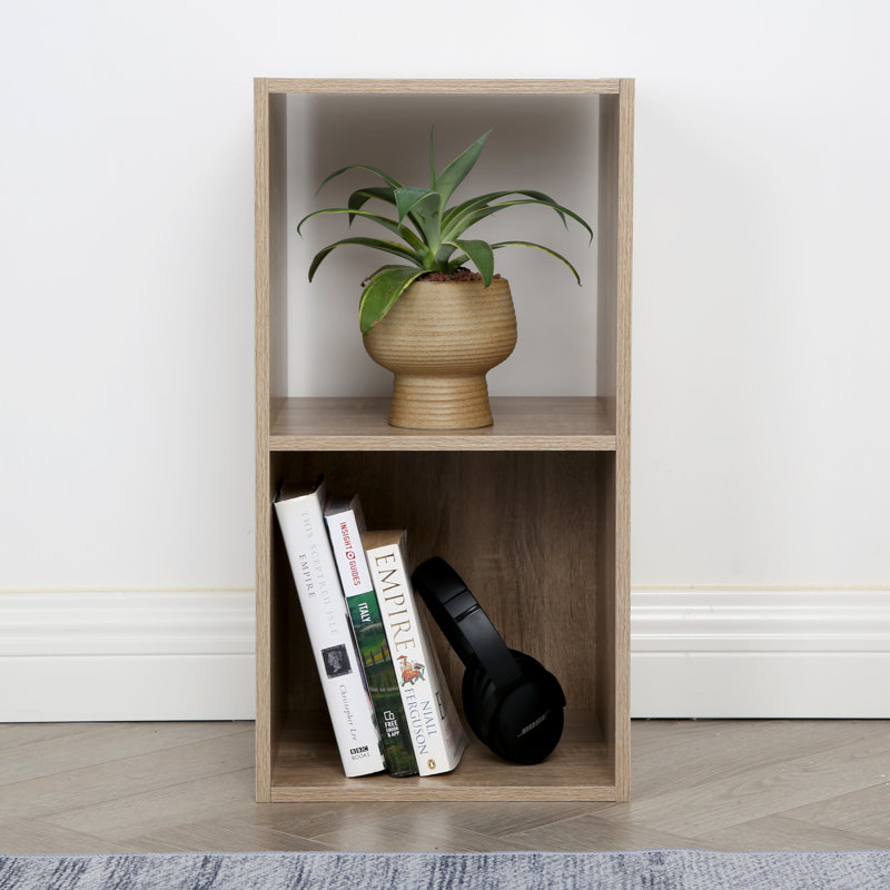 Misheel 60cm H x 31cm W Cube Bookcase, Oak