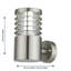 Verne Stainless Steel 1 - Bulb Hardwired Outdoor Armed Sconce