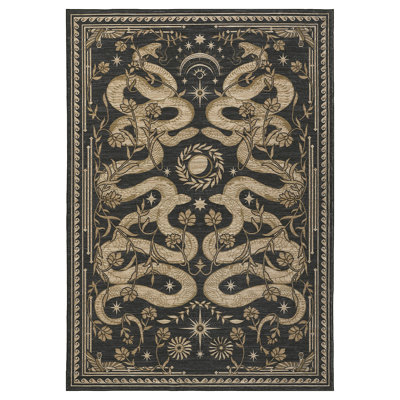 Tapis lavable pour le salon, la chambre à coucher ou la salle à manger - Tapis moderne antidérapant et antidérapant bleu / gris foncé