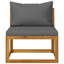 Chaise longue 8 pièces avec coussins-1657079010