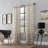 Clean Window Aso Twill Stripe Anti-Dust Linen Blend Sheer Curtain Panel-690484692-690484682