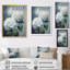 Blanc hortensia, chuchotement - art mural hortensia-592645638-592645636