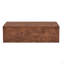 Table de bout en placage de noyer de qualité supérieure, table d'appoint polyvalente réglable en hauteur pour le salon, aucun article supplémentaire inclus-131142431