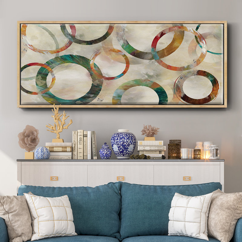 Rings Galore- Framed Canvas