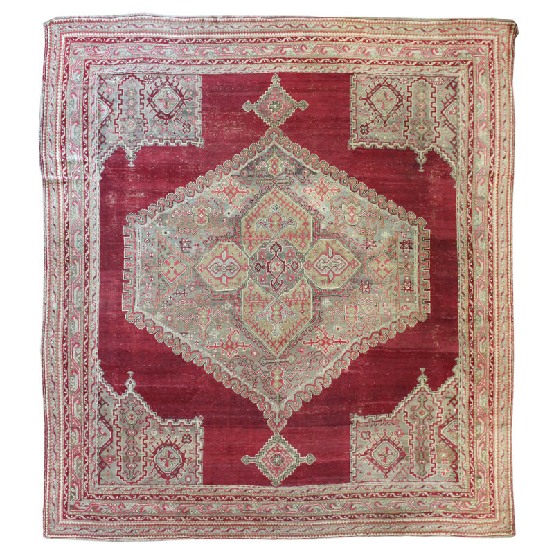 Oushak One-of-a-Kind 13'1" X 14'10" Area Rug