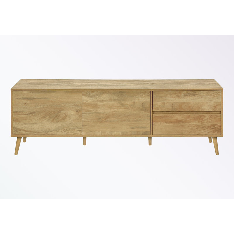 TV Stand With two Storage Drawers and sturdy legs
