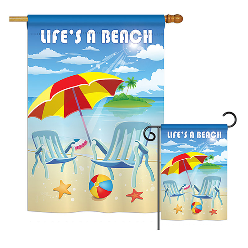 Double Sided 40'' H x 28'' W Polyester