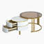 Table basse empilable avec 2 tiroirs-936931519