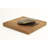 Brass Clam Wood Napkin Holder