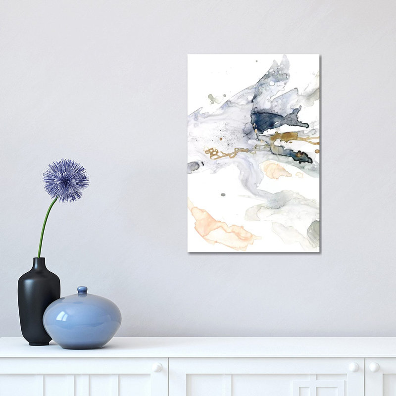 Organic Interlace II by Victoria Borges - Wrapped Canvas Painting, 30.48 cm H x 45.72 cm W