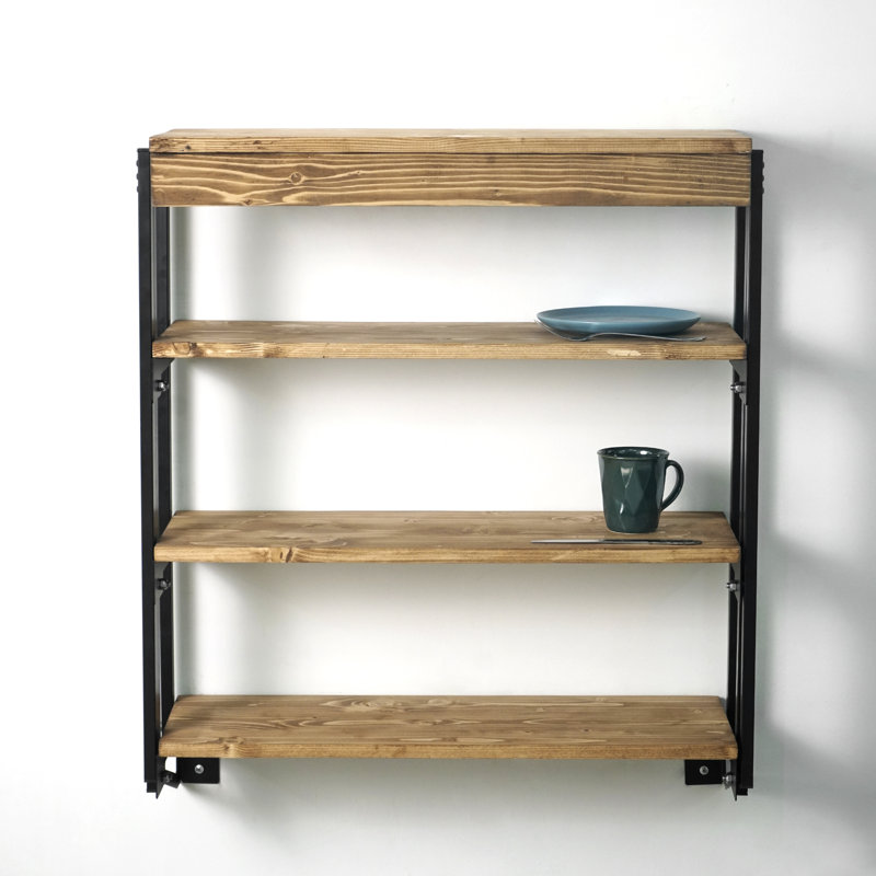 Folding Table Solid Wood, Walnut