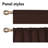 Solid Textured Embossed Rod Pocket Valance Blackout Curtains (Set of 2)-607849628-607849625