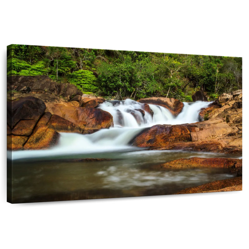 Kerrick, cascade cachée du Belize, H 26 po x l 39 po