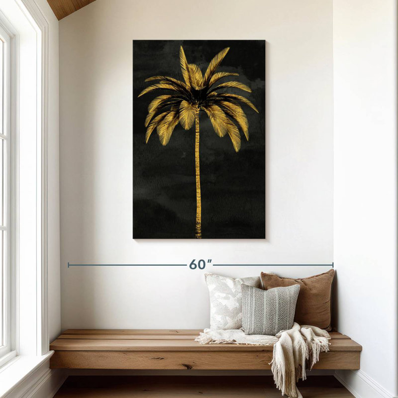 Harnek Dark Golden Palm, 45" H x 30" W